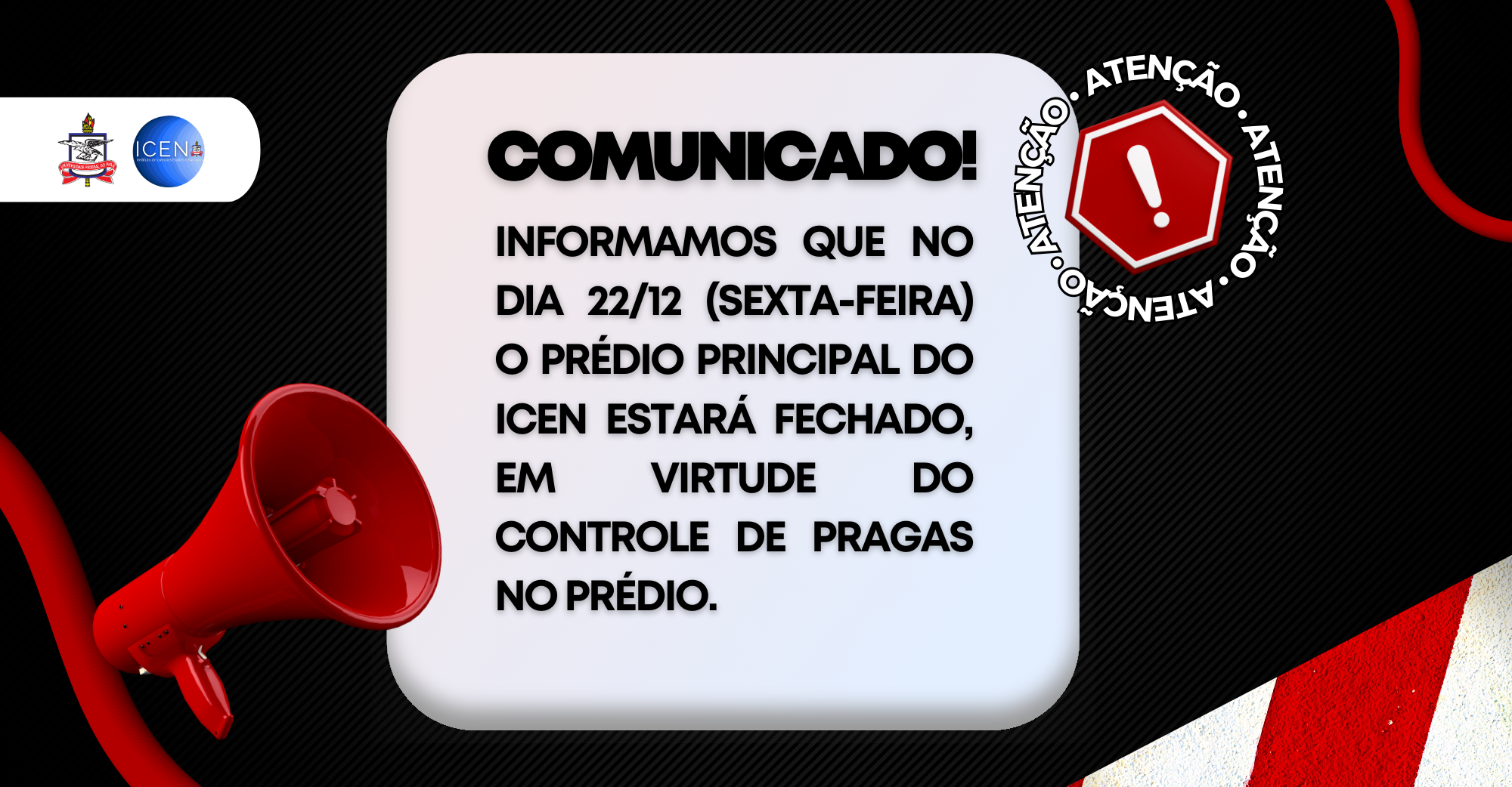 Comunicado - Controle de Pragas 22/12