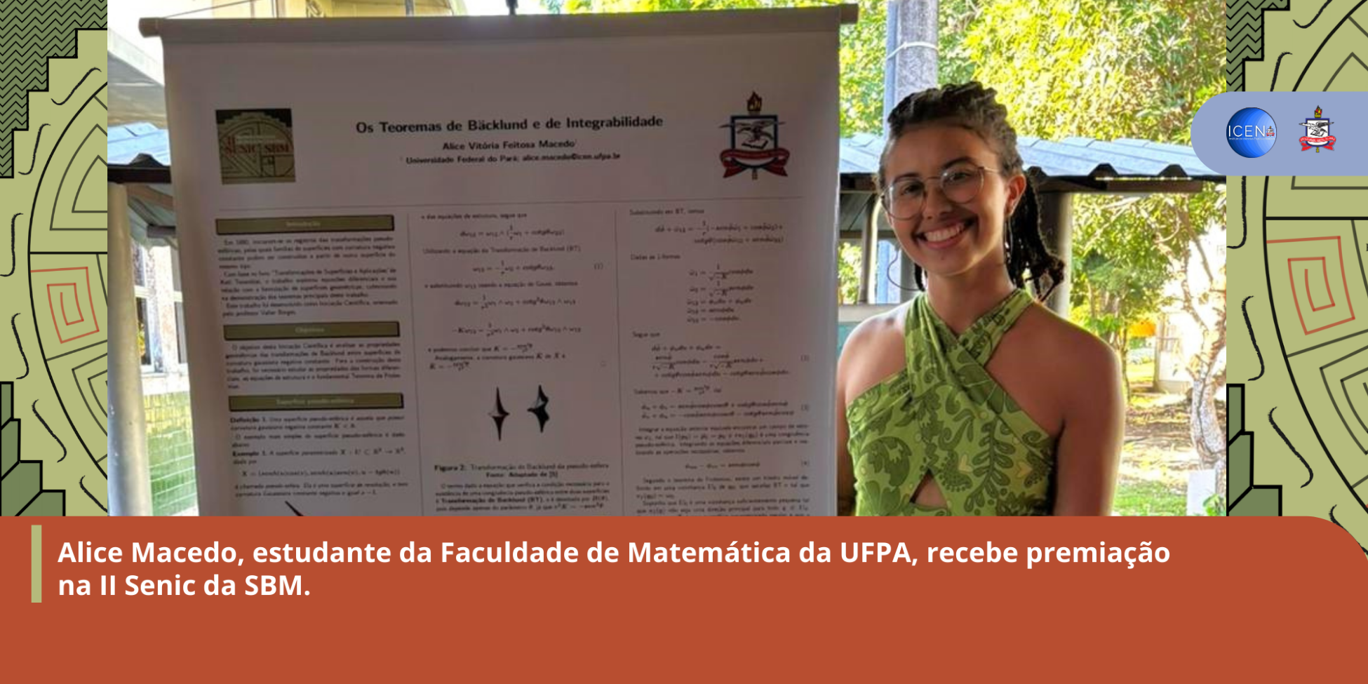 II Semana Nacional de Iniciação Científica da SBM acontece em Belém e premia estudante da UFPA